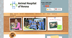 Desktop Screenshot of animalhospitalverona.com